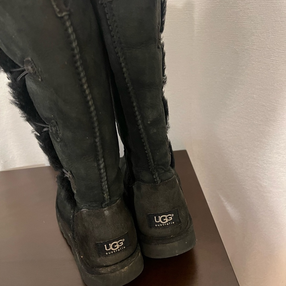 Ugg Black Buttoned Winter Boots - image 4